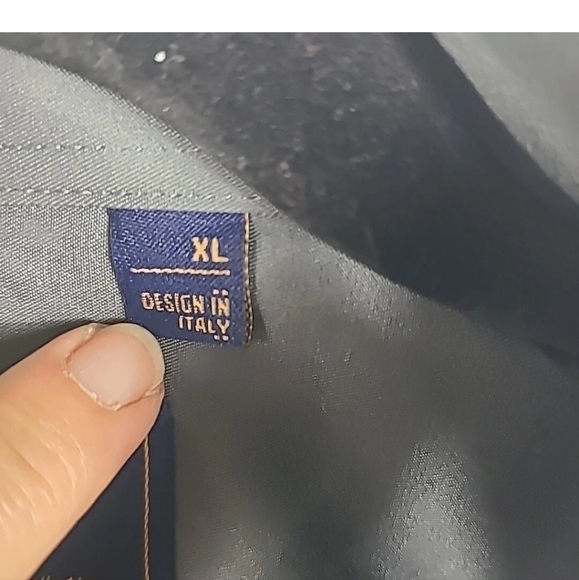 NEW Men's Flex Luxury Collection Designed in Italy Long Sleeve GreyShirt Sz XL - Picture 4 of 8